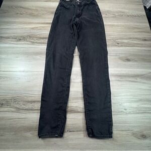 Levi's 710 Super Skinny Jeans‎ Black Wash Womens Size 28x32